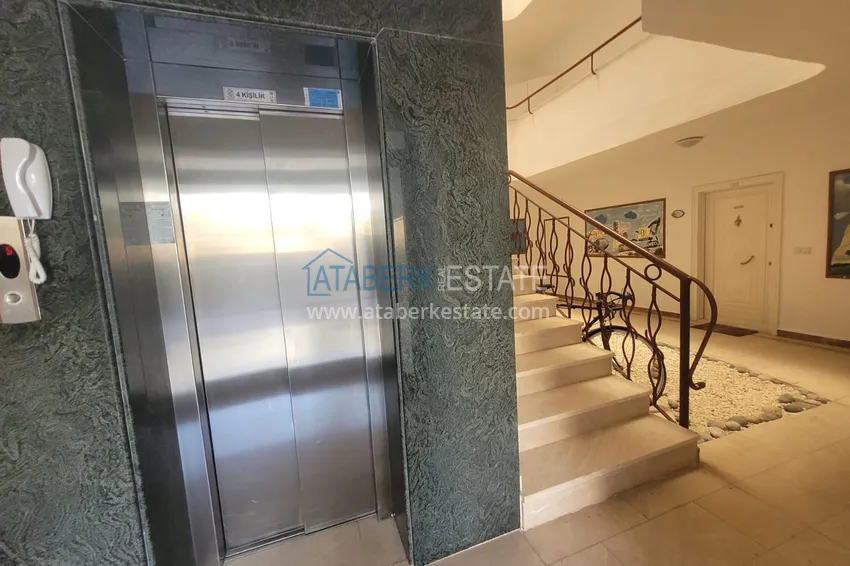 Turnkey one-bedroom apartment in a cozy complex in Alanya Tosmur district 13 