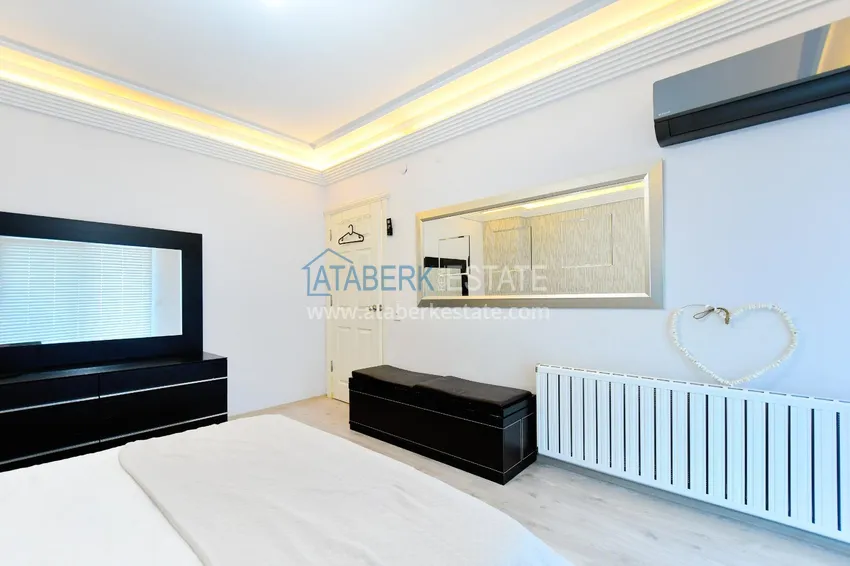Purchase Apartment in Alanya 3+1 with furniture and glazed balconies on the first coastal, Tosmur area 11