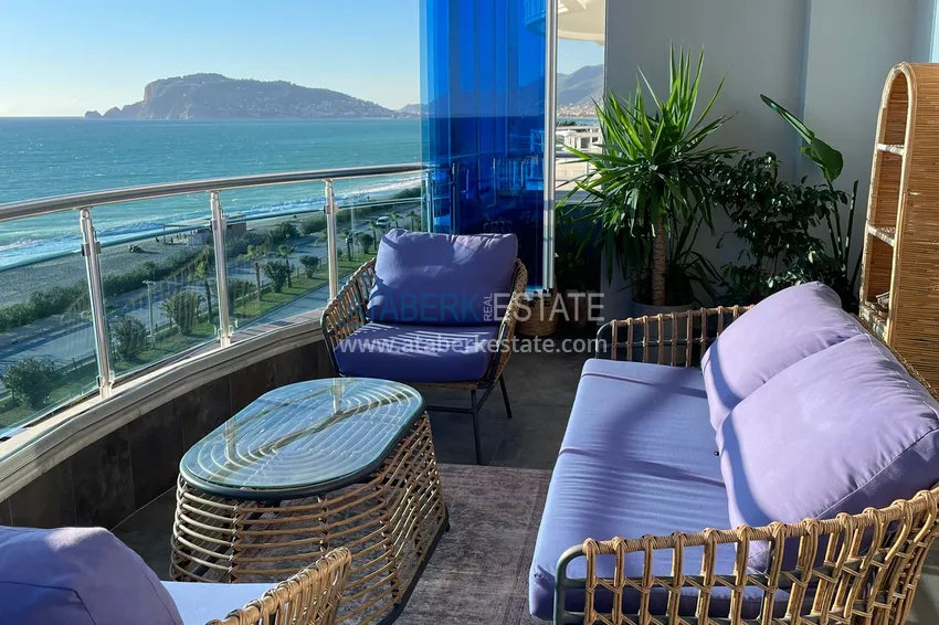 Purchase Elite 3+1 panoramic linear apartment with furniture in Tosmur, Alanya 12 