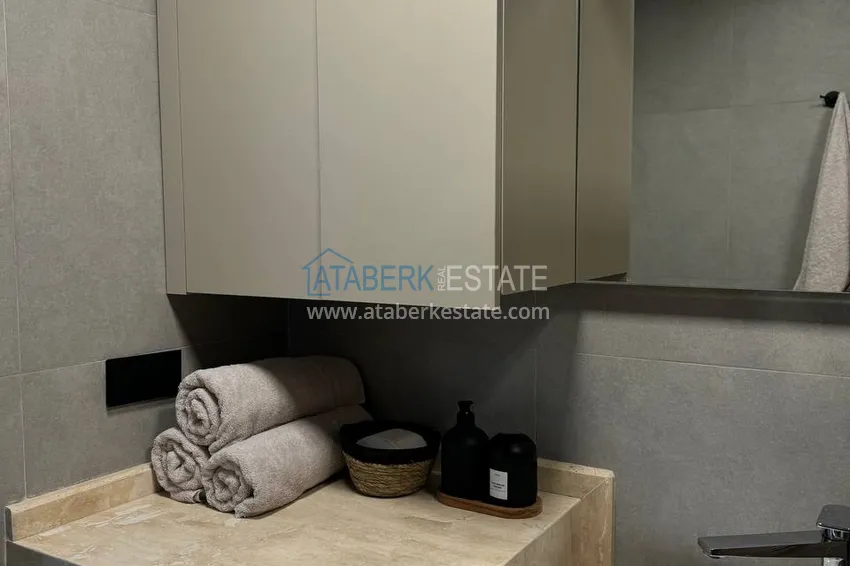 Purchase 2+1 furnished apartment for long-term rent in the center of Alanya, Keykubat beach area No. 39 12 