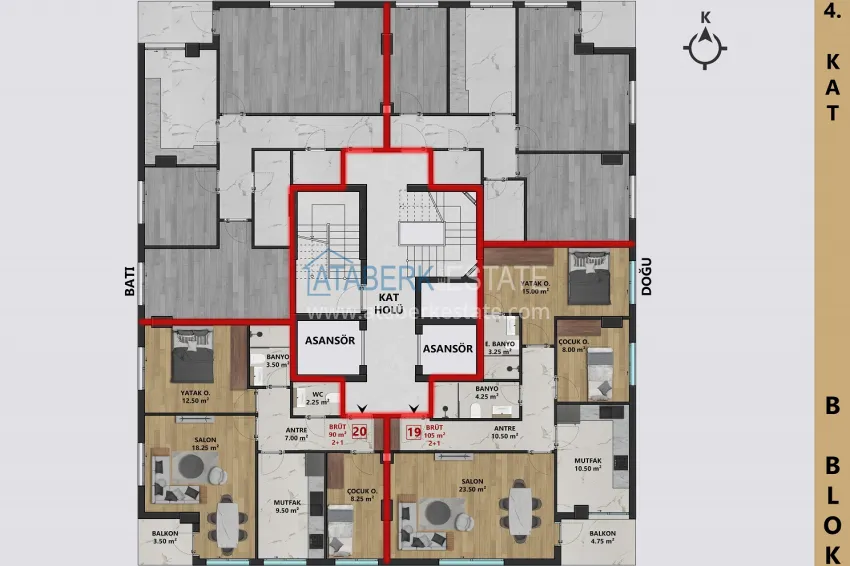 Buy cheap Apartments in Antalya — Center, in a complex under construction 11 