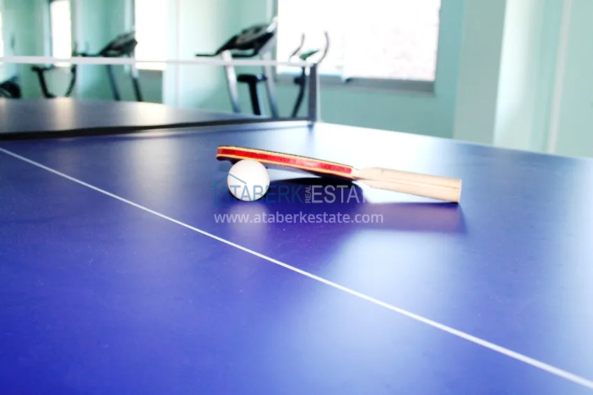 1+1 apartment with furniture and open sea views, Kestel district - Alanya 16 