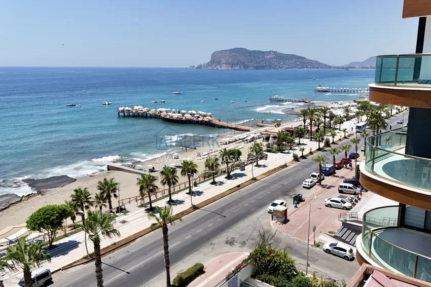 Purchase  Furnished apartment in the Oba area in a complex on the seafront 14 