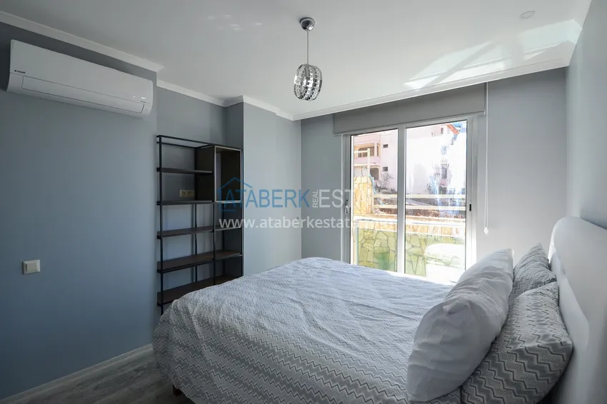 Purchase  Furnished two bedroom apartment with sea view in Kargicak, Alanya 12 