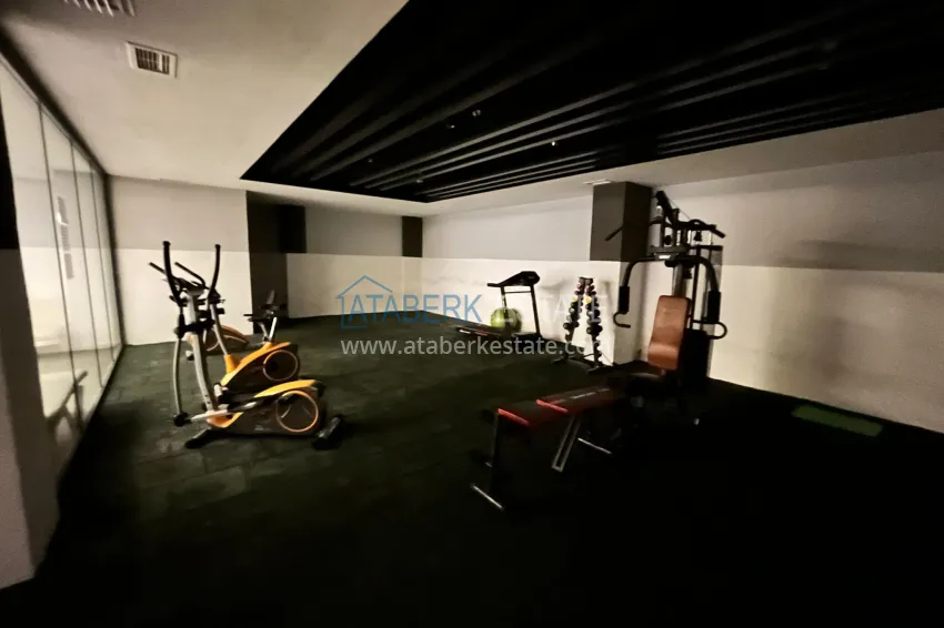 Furnished 1+1 apartment with sea view, Kargicak district — Alanya 12 