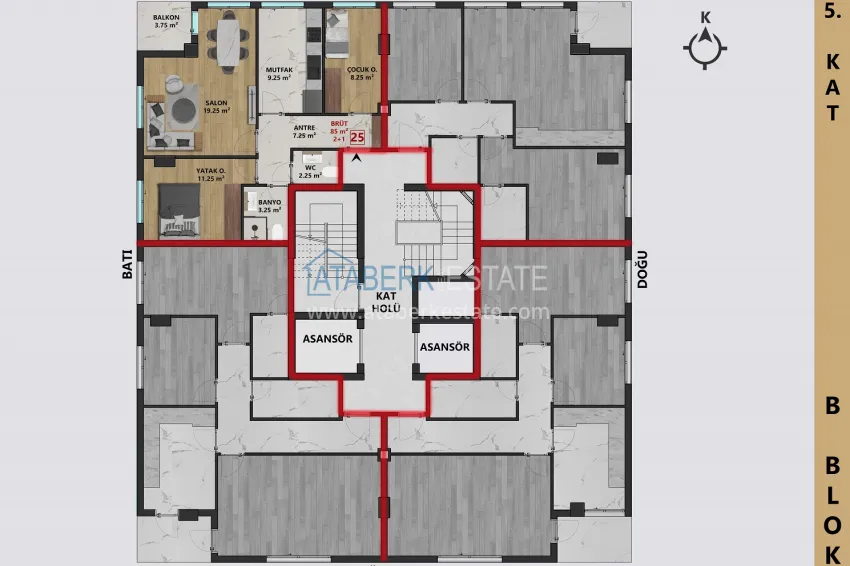 Buy cheap Apartments in Antalya — Center, in a complex under construction 12 