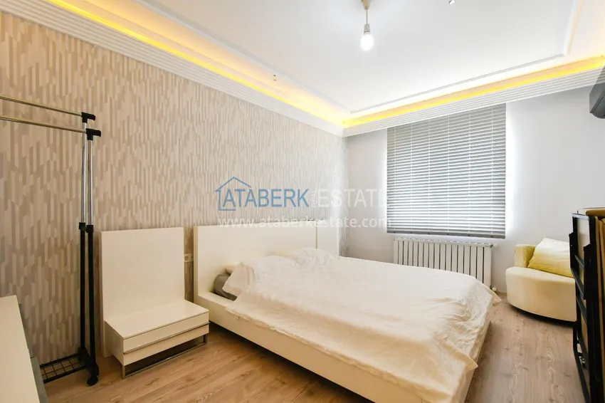 Purchase Apartment in Alanya 3+1 with furniture and glazed balconies on the first coastal, Tosmur area 13