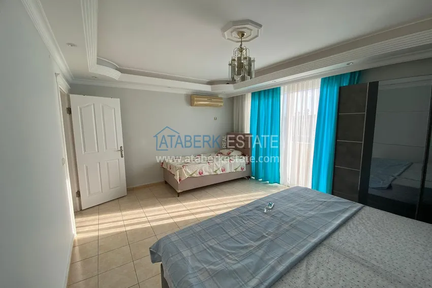 Purchase  4+1 duplex with separate kitchen and panoramic sea and mountain views - Mahmutlar district, Alanya 13 