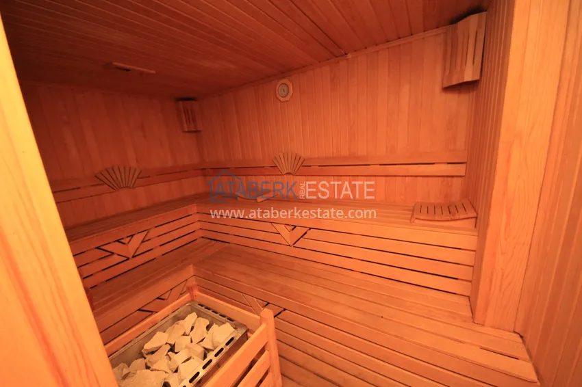 Real estate for a residence permit! Furnished 2+1 apartment with sea and mountain views, Oba district — Alanya 14 