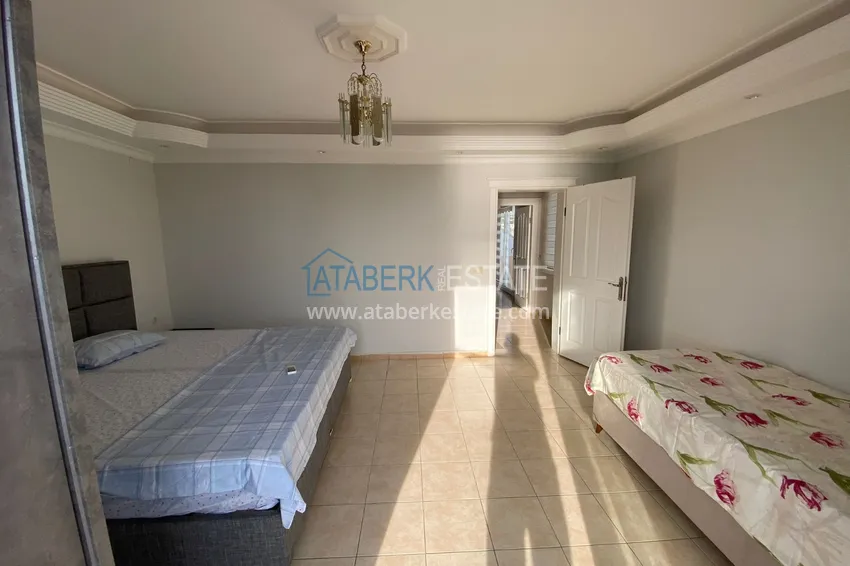Purchase  4+1 duplex with separate kitchen and panoramic sea and mountain views - Mahmutlar district, Alanya 14 