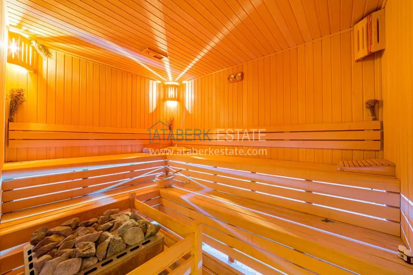 Furnished apartment in the Oba area in a complex on the seafront 14 