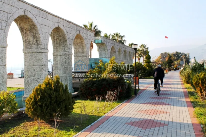 1+1 apartment with furniture and open sea views, Kestel district - Alanya 19 