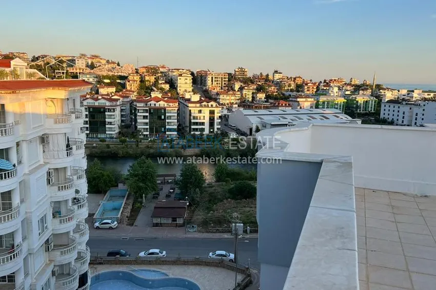 Turnkey one-bedroom apartment in a cozy complex in Alanya Tosmur district 17 