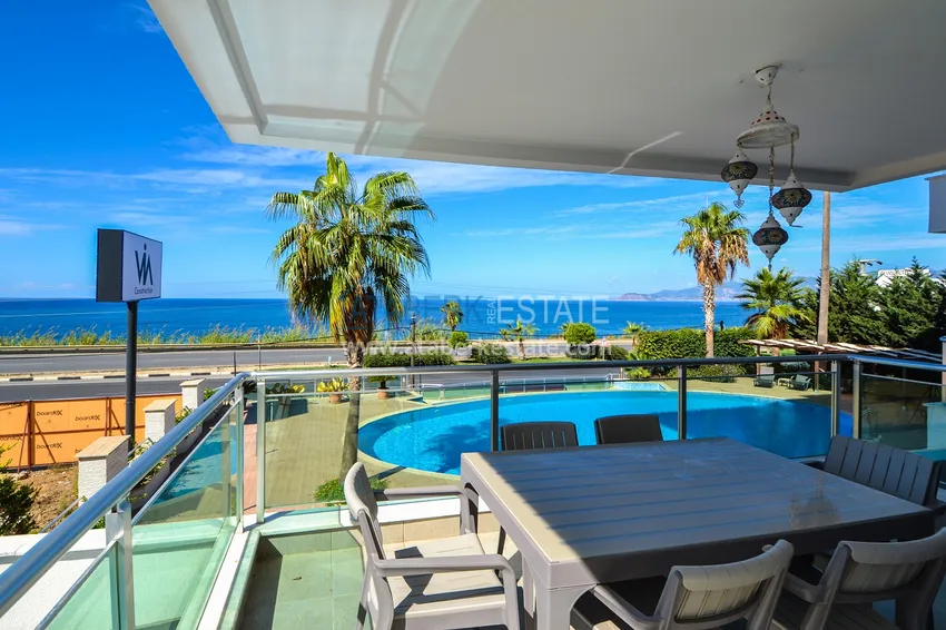 Purchase  Furnished two bedroom apartment with sea view in Kargicak, Alanya 16 