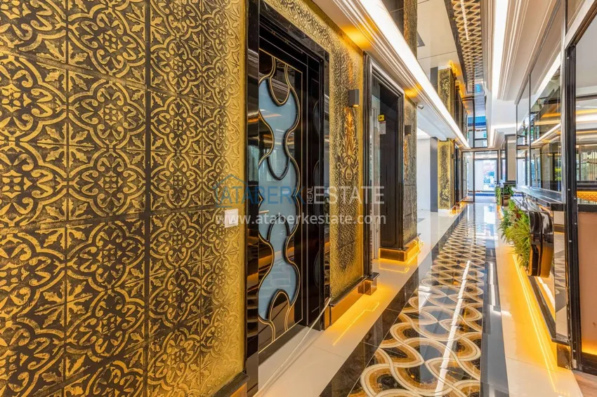 Furnished apartment in Mahmutlar with a glazed balcony in a premium complex 14