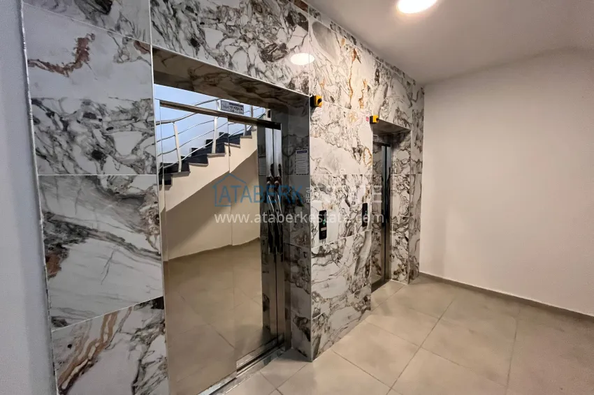 Furnished 1+1 apartment with sea view, Kargicak district — Alanya 17 