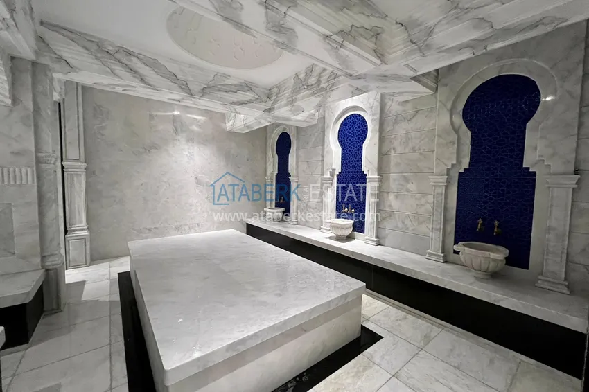 Apartment 1+1 with furniture and mountain views in a complex with hotel infrastructure, Mahmutlar district — Alanya  20 