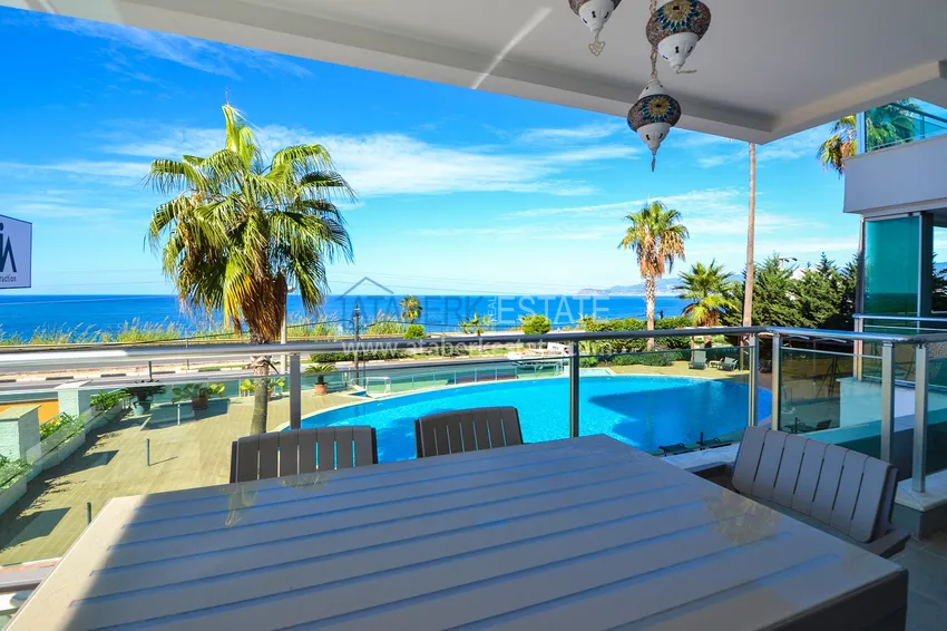 Purchase  Furnished two bedroom apartment with sea view in Kargicak, Alanya 17 