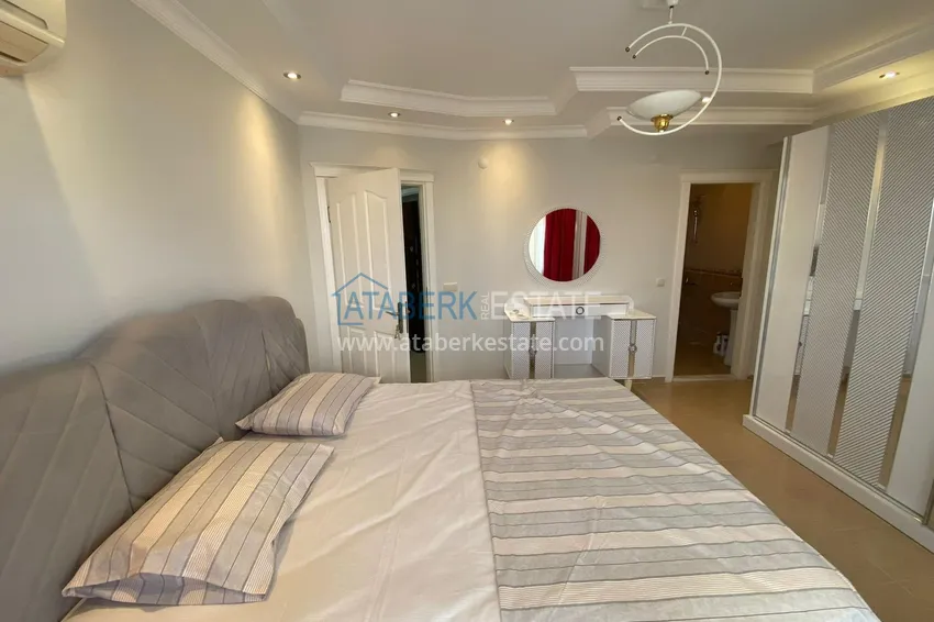 Purchase  4+1 duplex with separate kitchen and panoramic sea and mountain views - Mahmutlar district, Alanya 19 