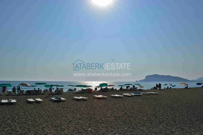 Elite 3+1 panoramic linear apartment with furniture in Tosmur, Alanya 24 