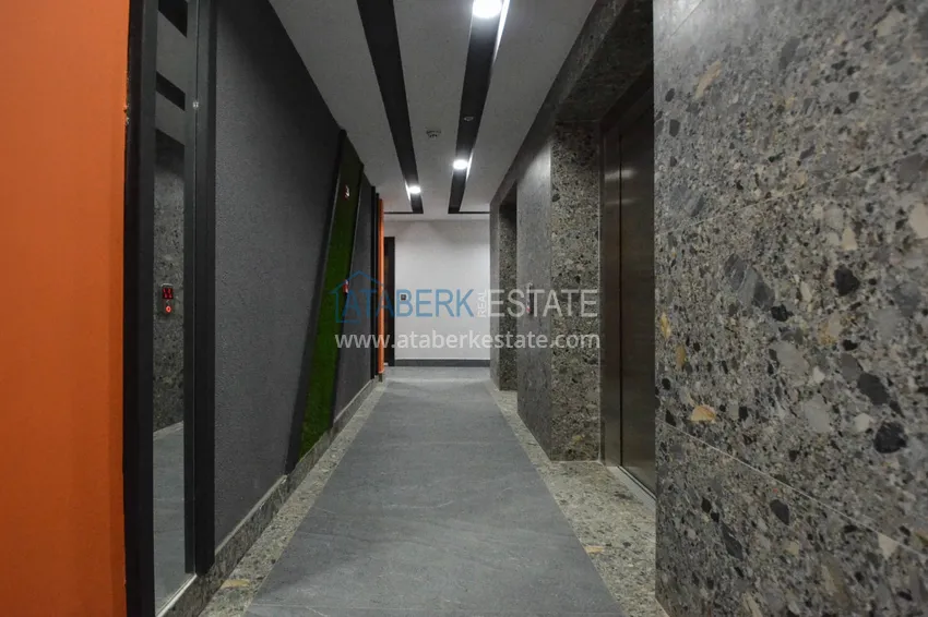 Two-bedroom furnished apartment for long-term rent in the center of Mahmutlar, Saturday market area No. 112 18 