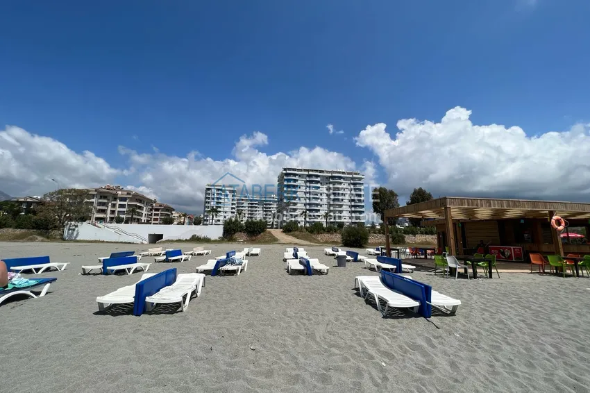 Elite 3+1 panoramic linear apartment with furniture in Tosmur, Alanya 25 