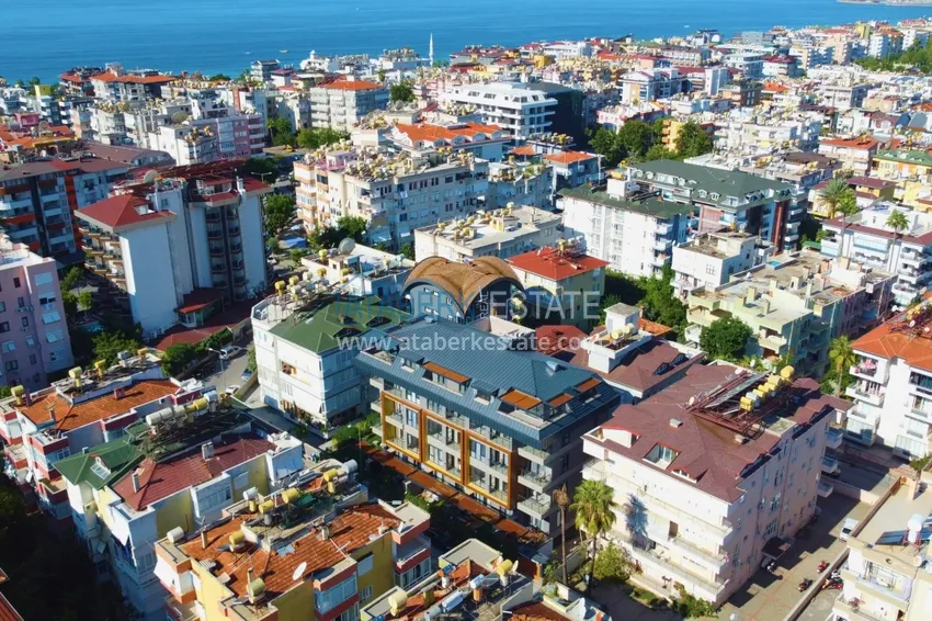 One bedroom apartment in the center of Alanya, just 370 meters from Cleopatra Beach 1 