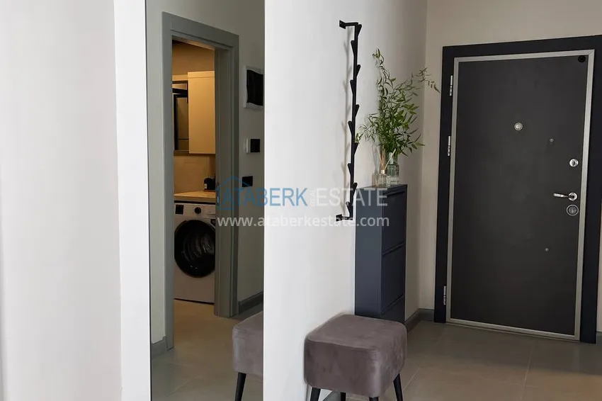 Purchase 2+1 furnished apartment for long-term rent in the center of Alanya, Keykubat beach area No. 39 1 