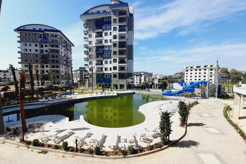 1+1 apartment under construction, from an investor in the Avsallar hotel-type complex — Alanya 1 