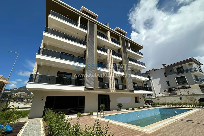 One bedroom apartment with mountain views in Alanya, Oba district 1 