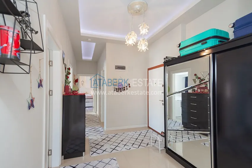 Purchase  Real estate for a residence permit. Furnished apartment with separate kitchen - Alanya city center, Cleopatra district 1 