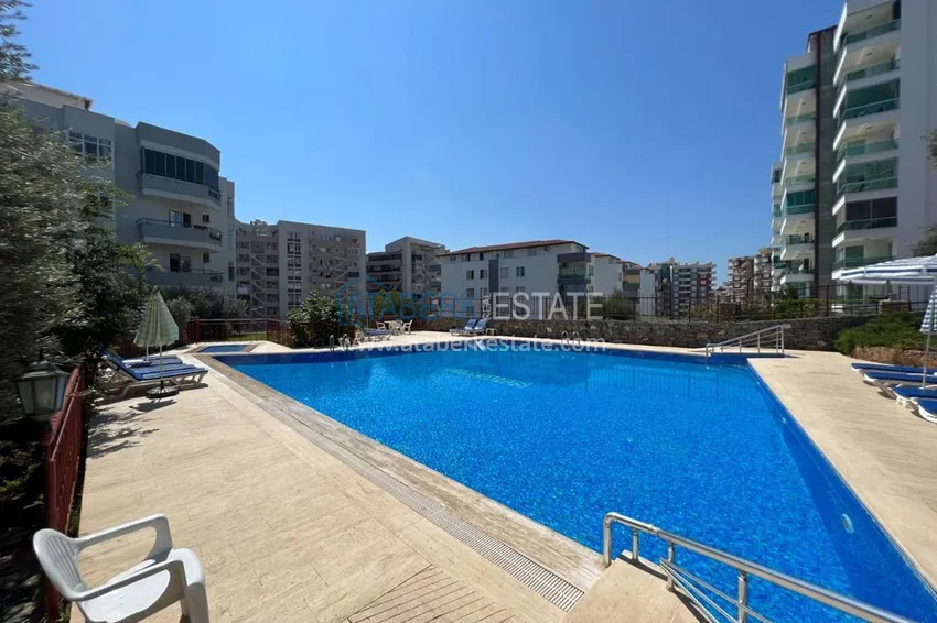 Turnkey one-bedroom apartment in a cozy complex in Alanya Tosmur district 1 