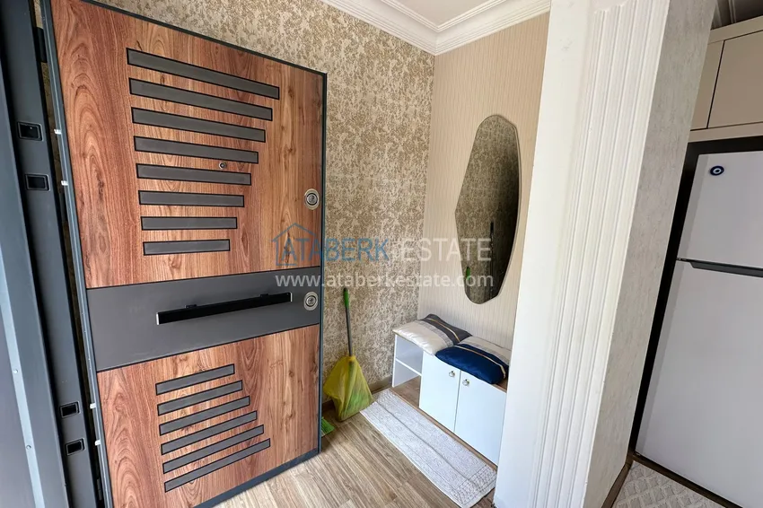 Purchase  Turnkey one-bedroom apartment in a cozy complex in Alanya Tosmur district 1 