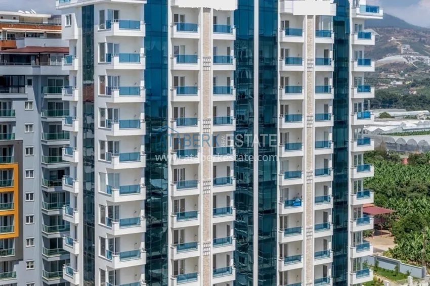 Furnished apartment in Mahmutlar with a glazed balcony in a premium complex 5