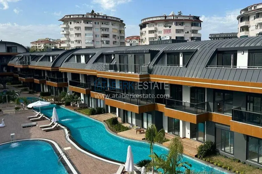 Fully finished apartment with pool access in Avsallar, Alanya 2 