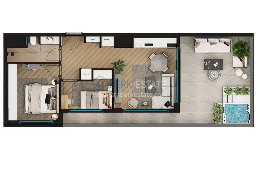 Buy cheap New residential complex project under construction in Antalya, Altintash district  3 