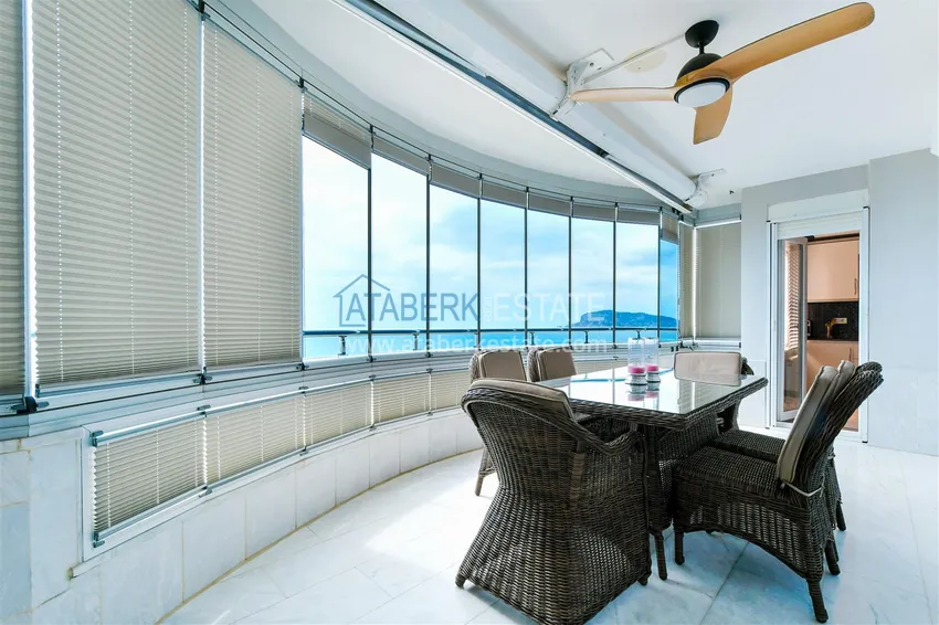 Purchase Apartment in Alanya 3+1 with furniture and glazed balconies on the first coastal, Tosmur area 20