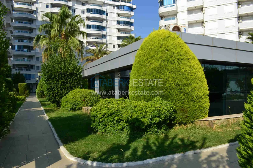 Elite 3+1 panoramic linear apartment with furniture in Tosmur, Alanya 26 