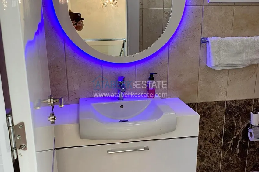 Purchase  Two-storey villa in Kargicak, furnished, with private garage and swimming pool  24 