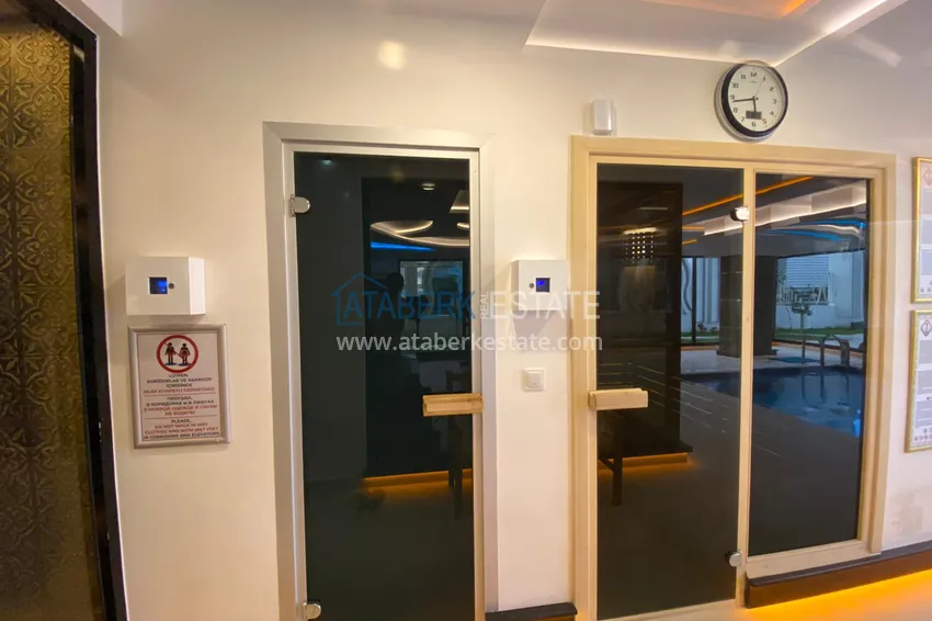 Furnished apartment in Mahmutlar with a glazed balcony in a premium complex 20