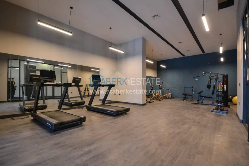 Two-bedroom furnished apartment for long-term rent in the center of Mahmutlar, Saturday market area No. 112 21 