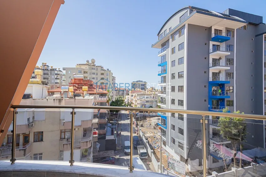 Purchase  Real estate for a residence permit. Furnished apartment with separate kitchen - Alanya city center, Cleopatra district 22 