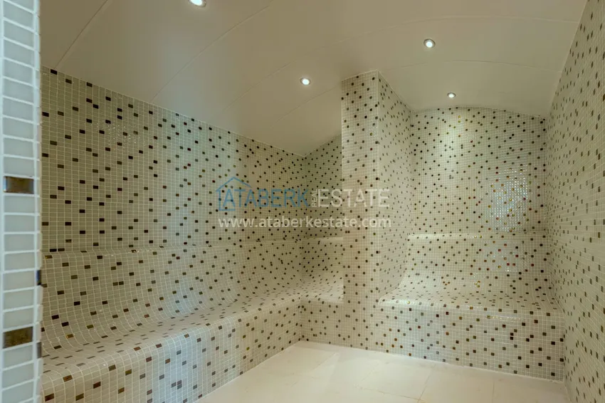 Furnished apartment in Mahmutlar with a glazed balcony in a premium complex 21