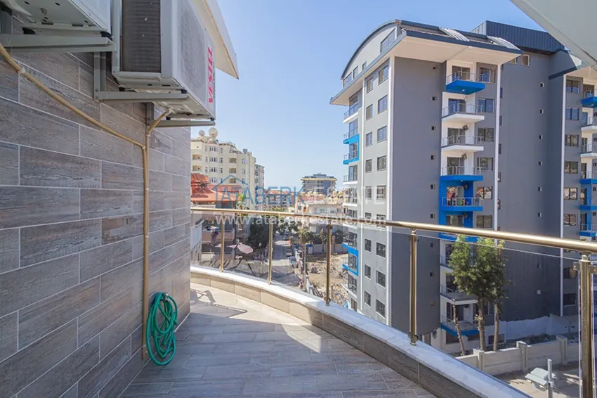 Purchase  Real estate for a residence permit. Furnished apartment with separate kitchen - Alanya city center, Cleopatra district 23 