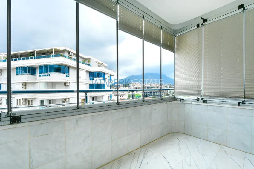 Purchase Apartment in Alanya 3+1 with furniture and glazed balconies on the first coastal, Tosmur area 24