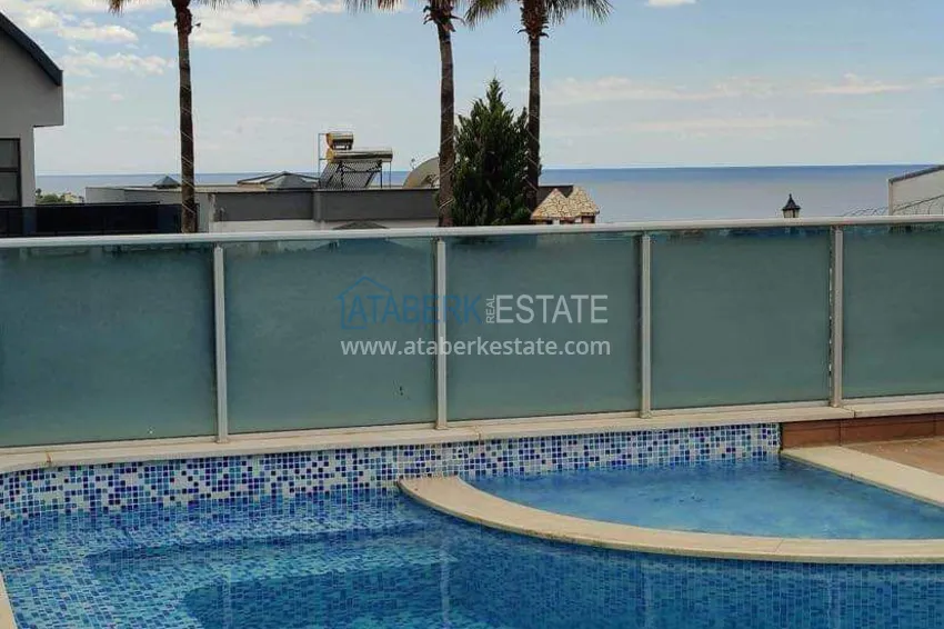 Purchase  Two-storey villa in Kargicak, furnished, with private garage and swimming pool  30 