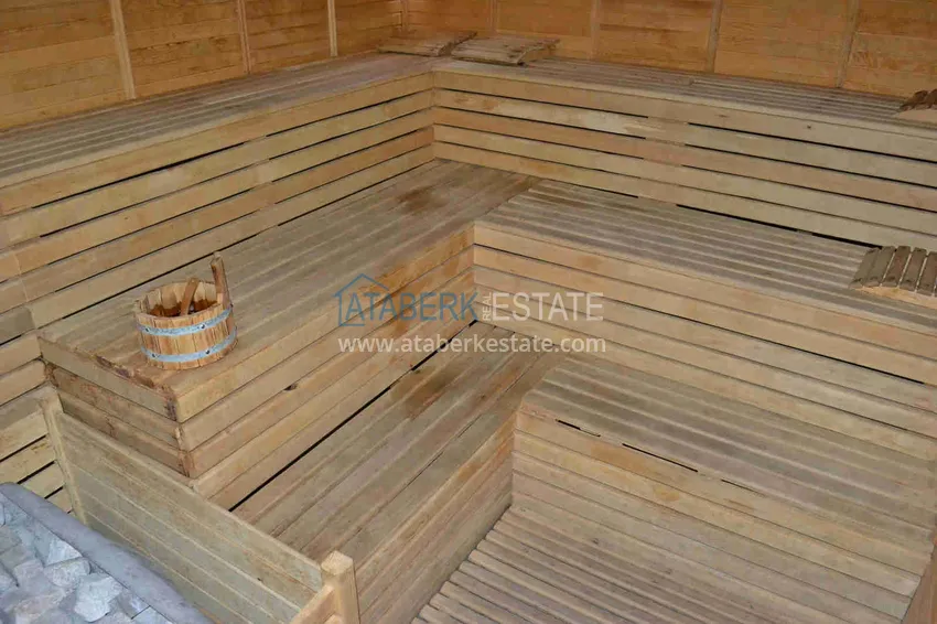 Apartment in Alanya 3+1 with furniture and glazed balconies on the first coastal, Tosmur area 34