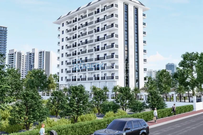 Finished one-bedroom apartment in a new residential complex - Mahmutlar, Alanya 2 