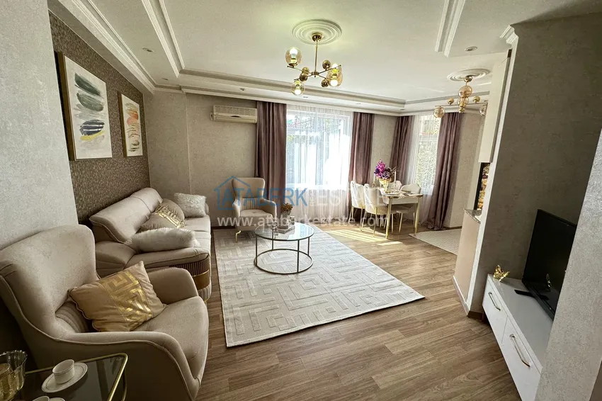 Purchase  Turnkey one-bedroom apartment in a cozy complex in Alanya Tosmur district 2 