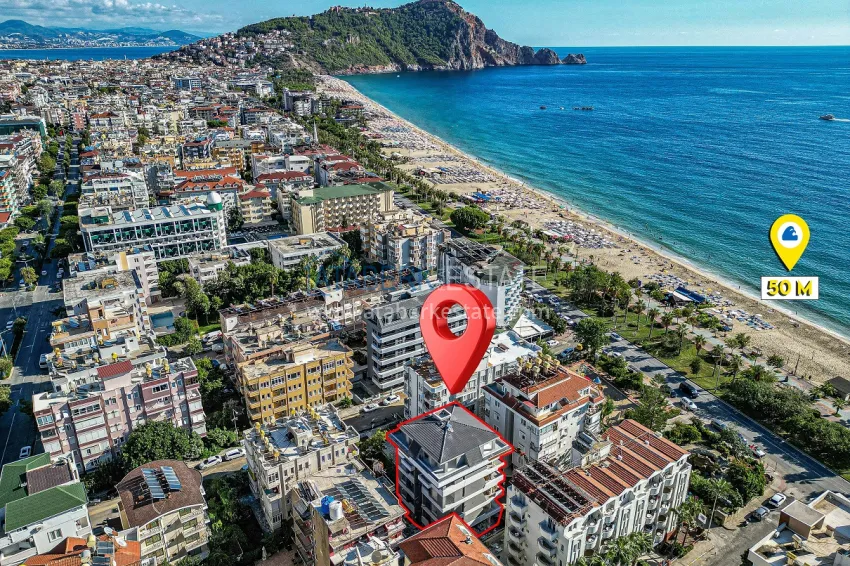 Finely finished apartments in a new building - Alanya, Cleopatra beach area 2 